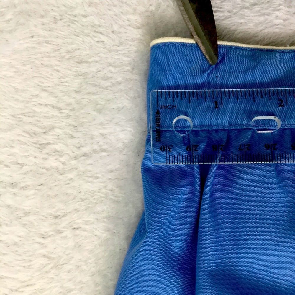 Vintage 80’s Deadstock Charisma Button Wrap Skirt, Blue - Picture 11 of 12